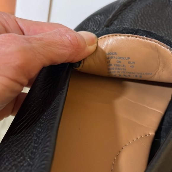 COACH MARY LOCK UP BLACK IN PEBBLED LEATHER SIZE 10 - Picture 7 of 8